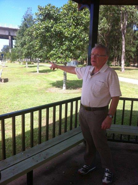 Uncle Neil Sainsbury near Duck Creek & Parramatta River junction